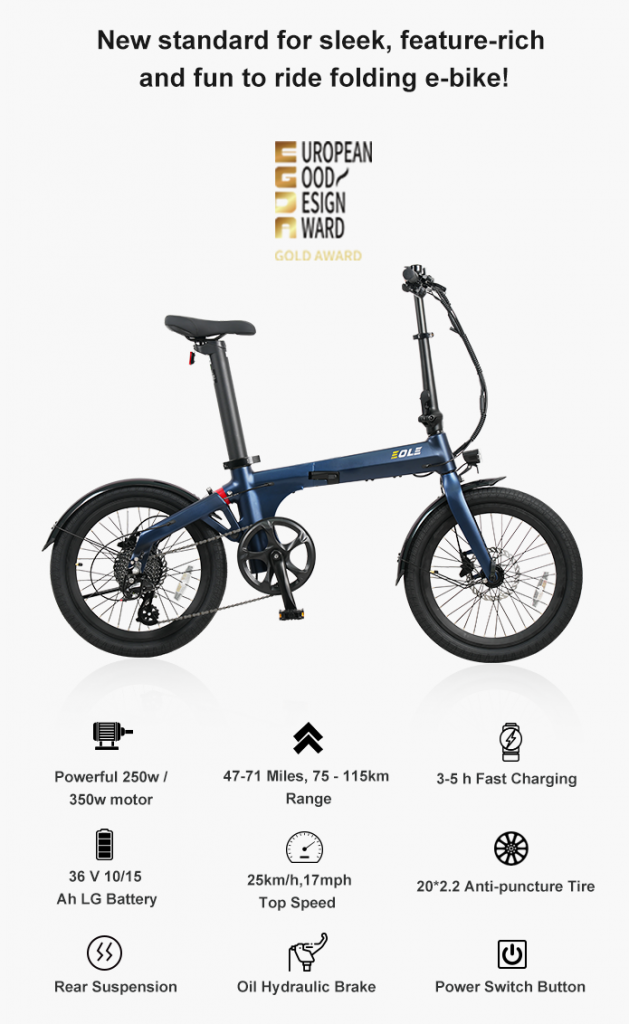 Morfuns Eole X folding e-bike