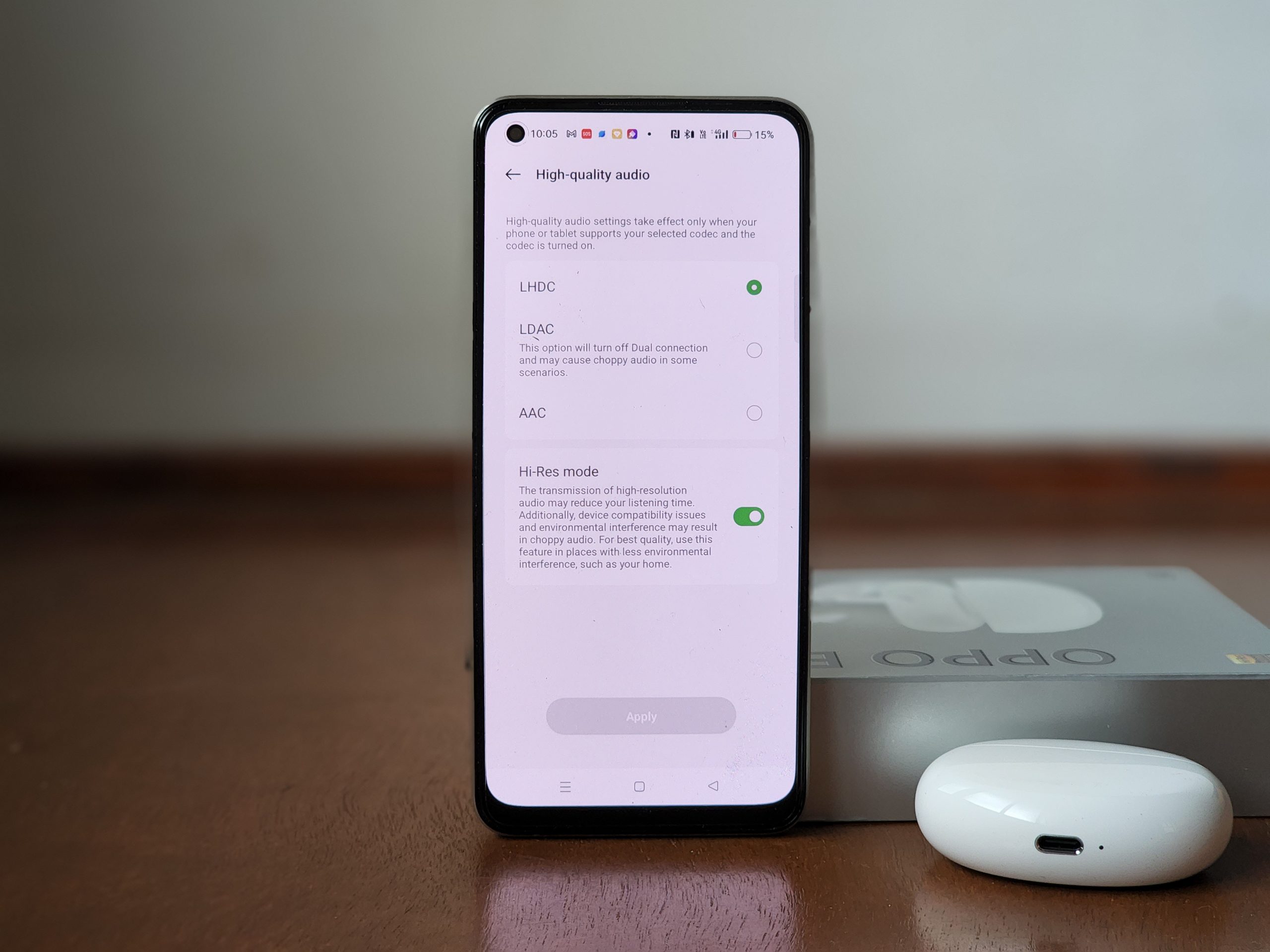 OPPO Enco X2 audio codecs