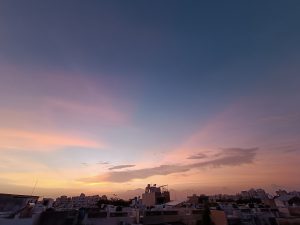 Oneplus Nord 2T Camera Sample - Evening Shot (Ultra-wide Camera)