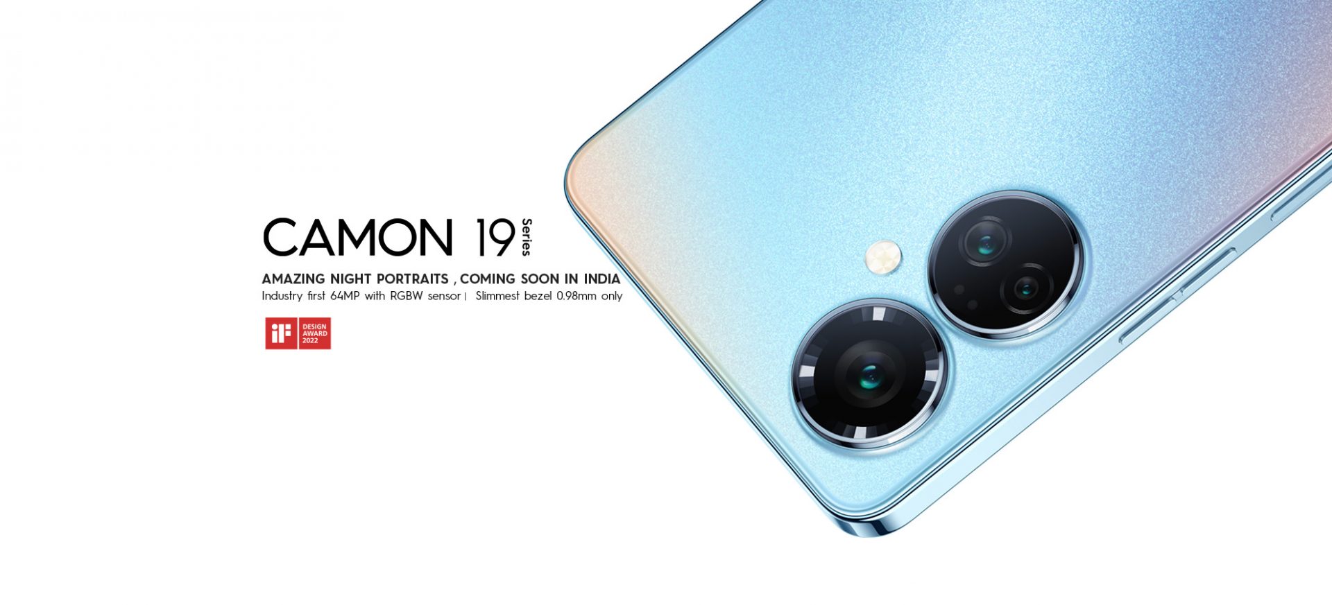 Tecno Camon 19, 19 Neo design & specs teased ahead of Indian launch ...