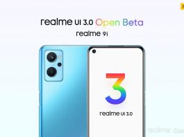 Realme 9i Open Beta