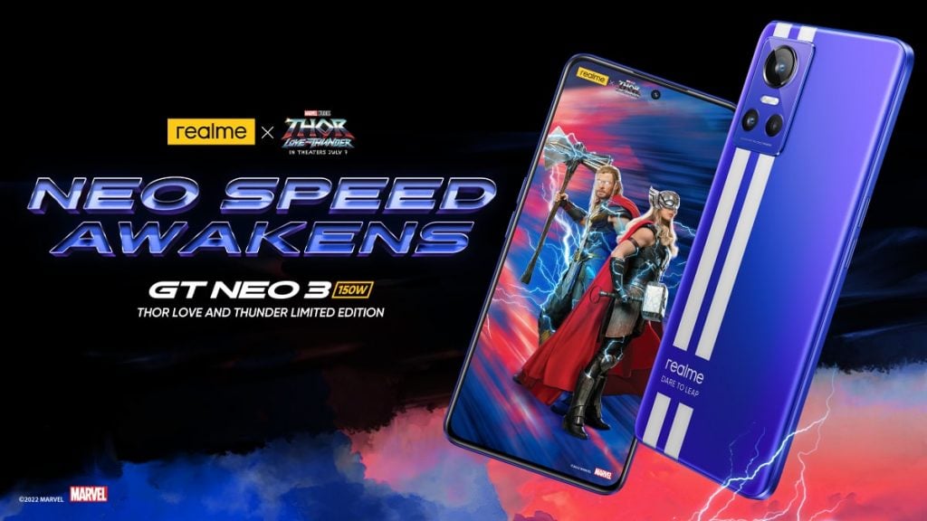 Realme GT Neo 3 150W Thor Love and Thunder Limited Edition