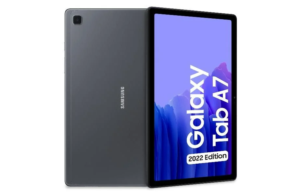 Representación de la edición Samsung Galaxy Tab A7 (2022).