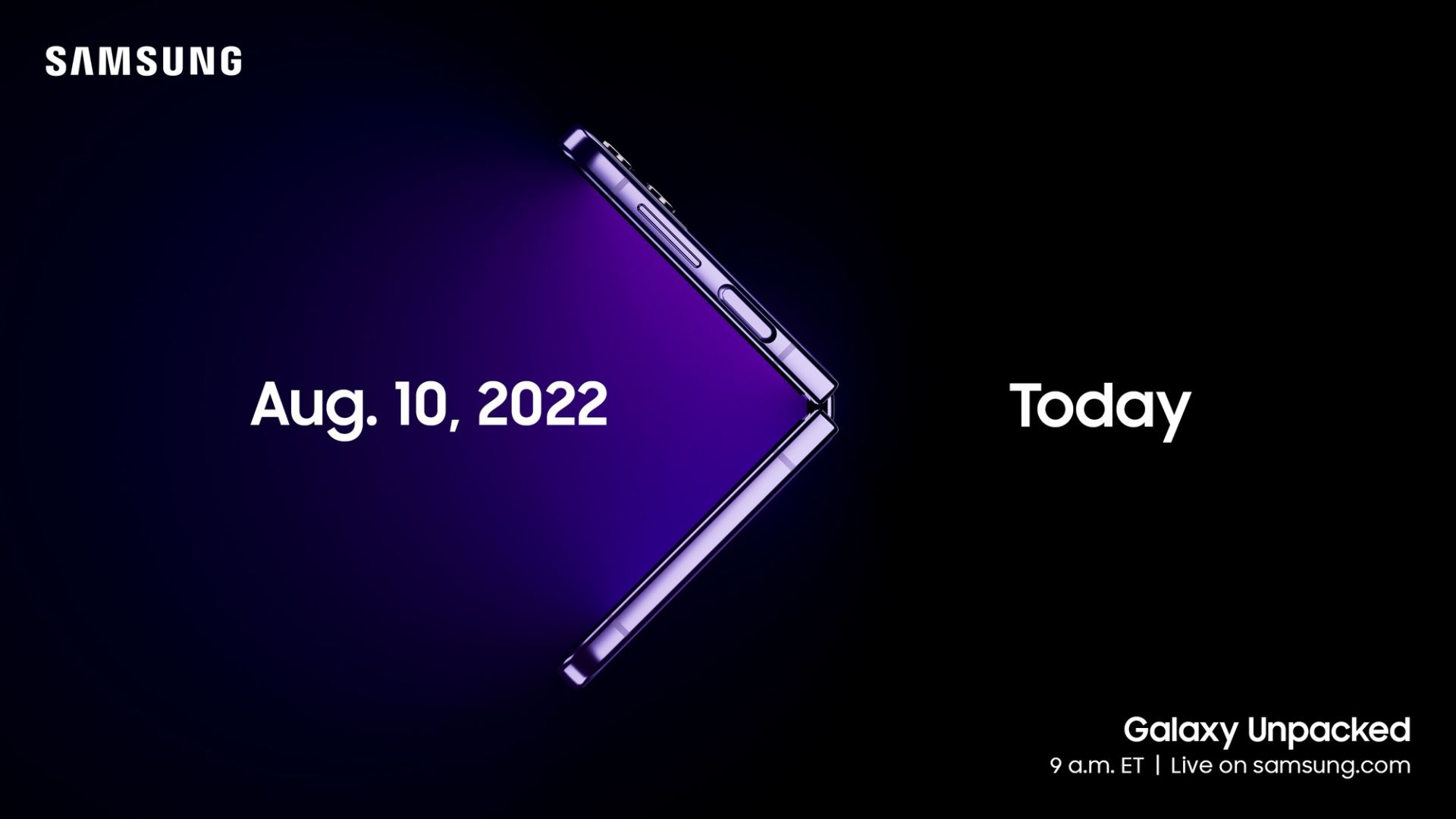 Samsung Galaxy Unpacked Event Poster