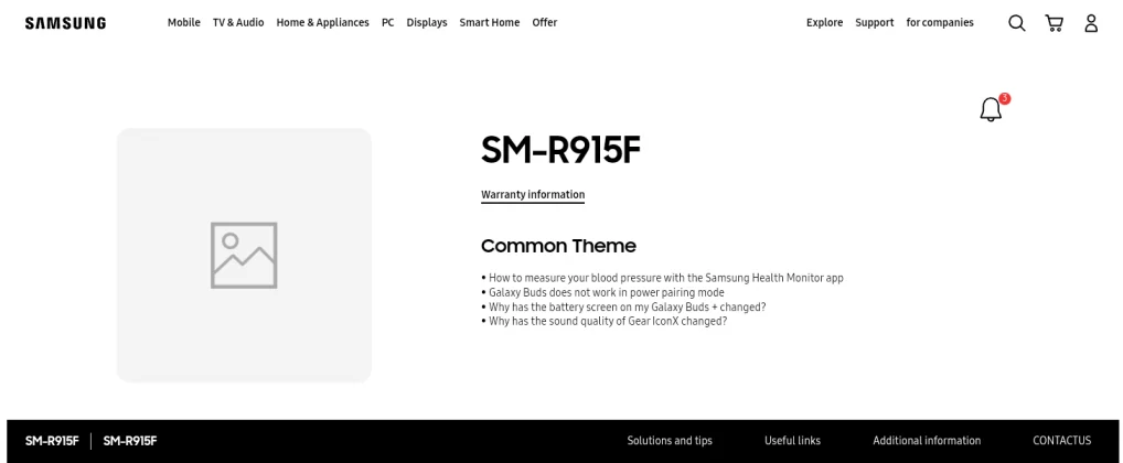 Samsung Galaxy Watch 5 support page2