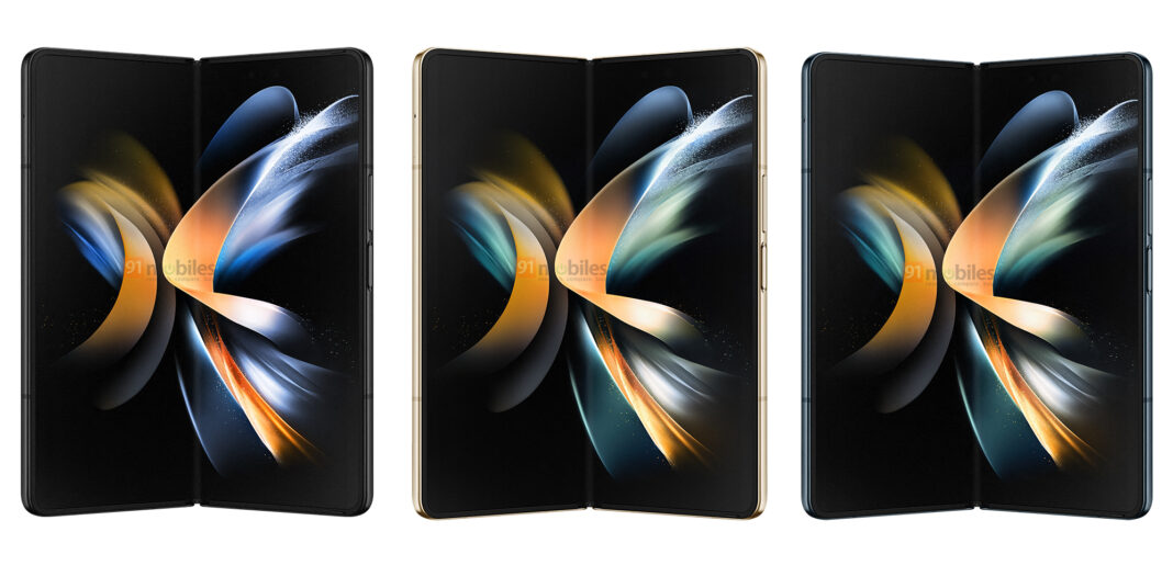 Samsung Galaxy Z Fold 4 renderiza 91móviles
