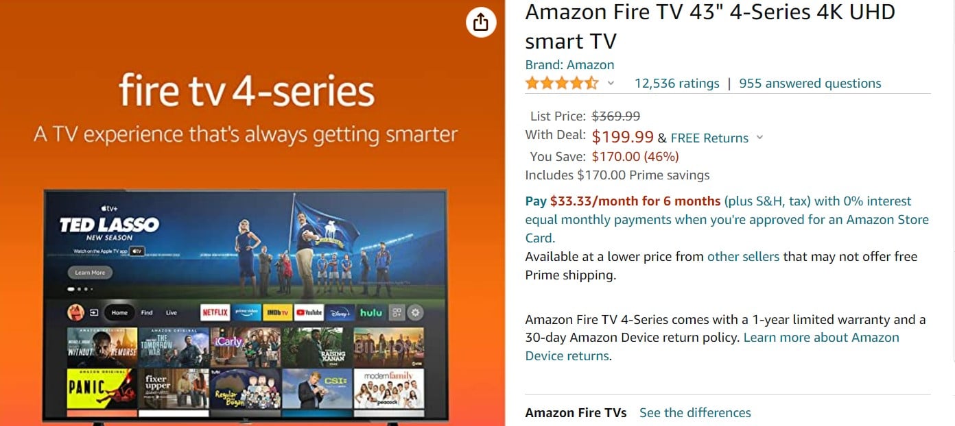 Amazon Fire TV 4 - 43"