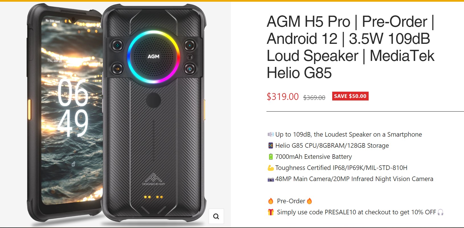 AGM H5 Pro