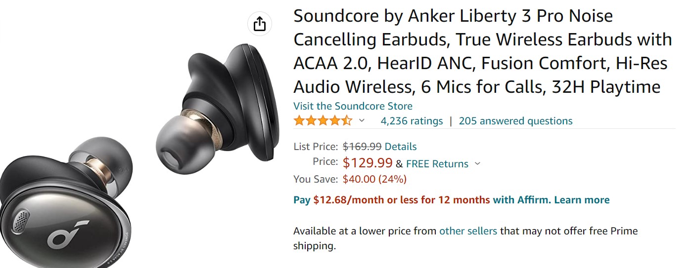 Soundcore Anker Liberty 3 Pro