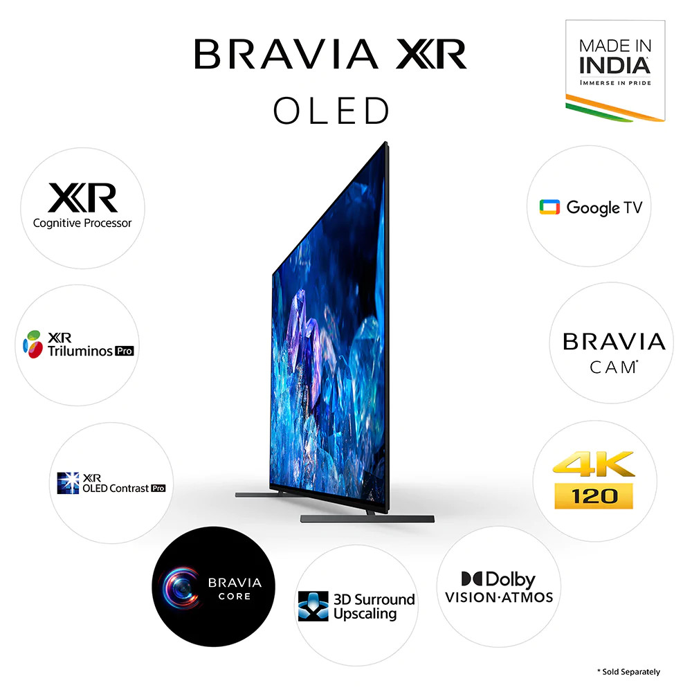 Sony launched BRAVIA XR OLED A80K OLED in India Gizmochina