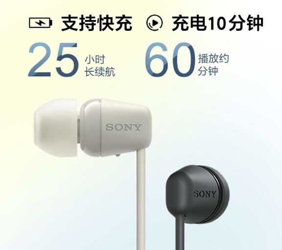 Sony WI-C100 wireless neckband headphones