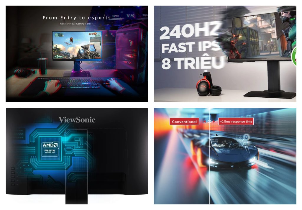 ViewSonic XG2431 24” FHD gaming monitor