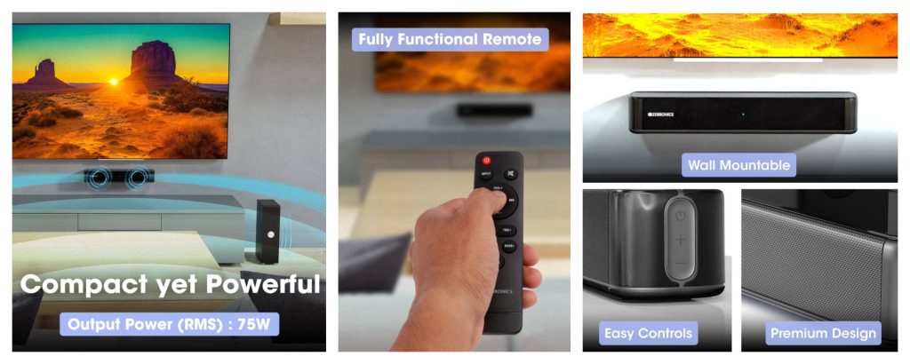 Zebronics ZEB-Juke Bar 4050 75W soundbar