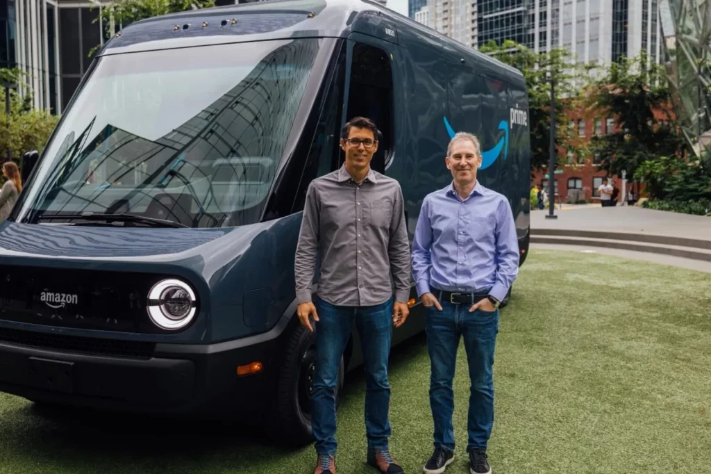Rivian R1T delivery van