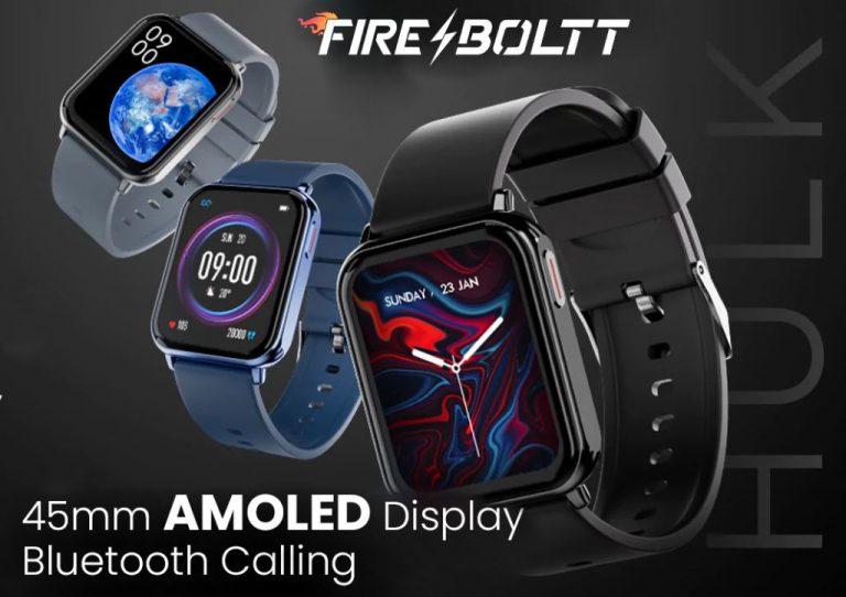 FireBoltt Hulk smartwatch 1.78″ AMOLED display, BT calling launched in
