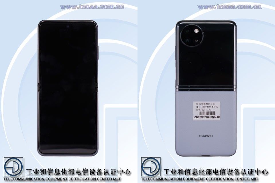 Huawei P50 bolsillo secuela TENAA