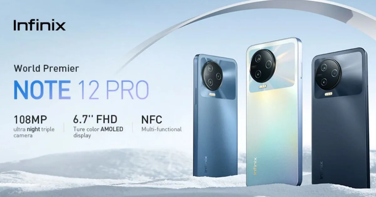 Infinix Note 12 Pro 4G equipado con Helio G99 SoC podría lanzarse en ...
