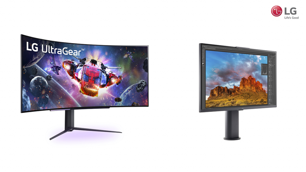 Monitor LG UltraGear OLED y pantalla ultrafina