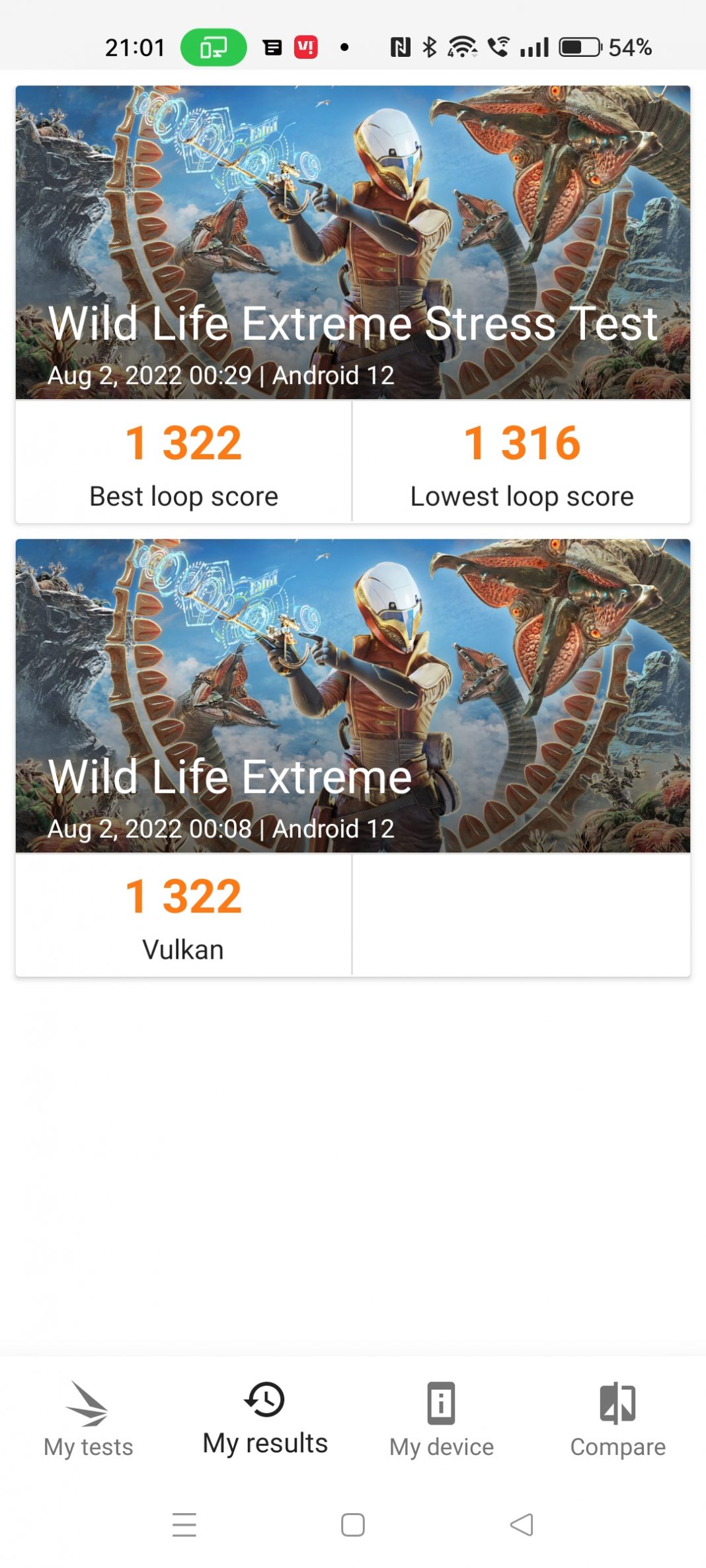 OPPO Reno 8 5G 3DMark Test