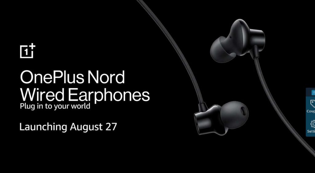 OnePlus Nord wired earphones