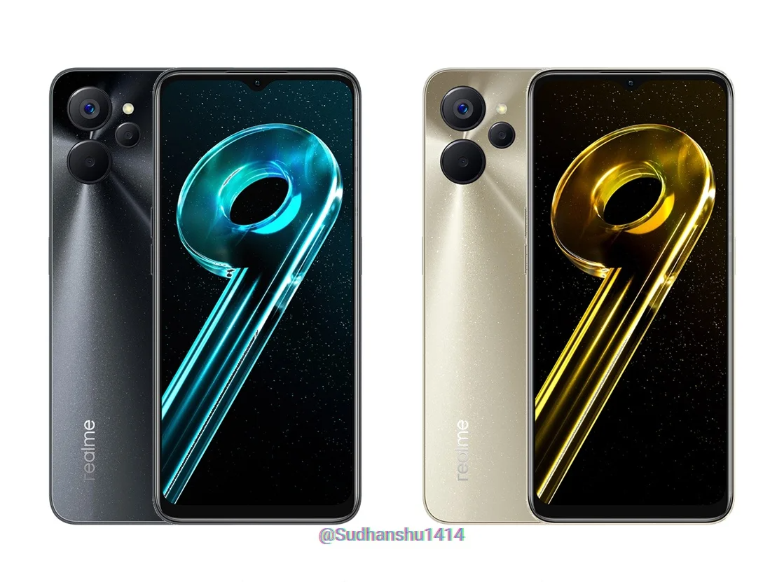 Realme 9i 5G renders