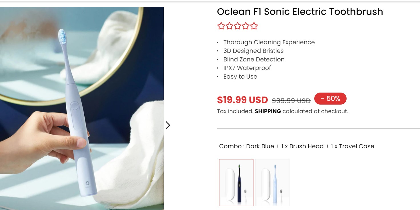 Oclean F1 Sonic Electric Toothbrush