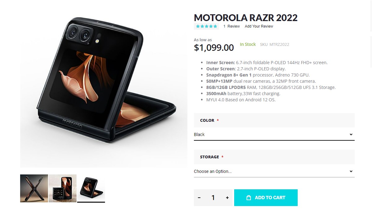 Motorola Razr 2022