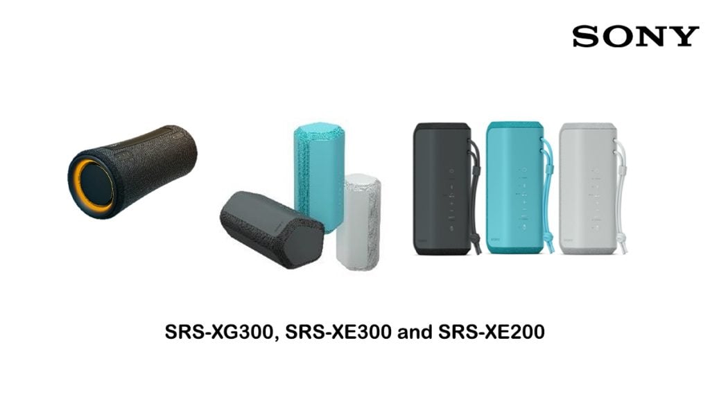 Sony SRS-XG300, XE300, XE200