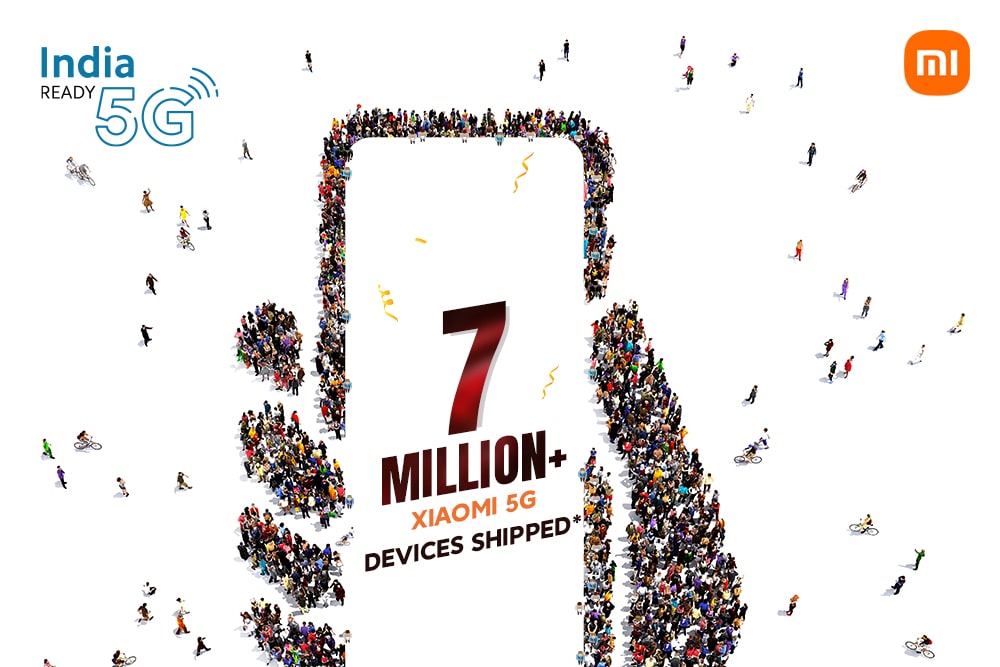 Xiaomi's 5G Smartphone Shipments Crosses 7 Million in India