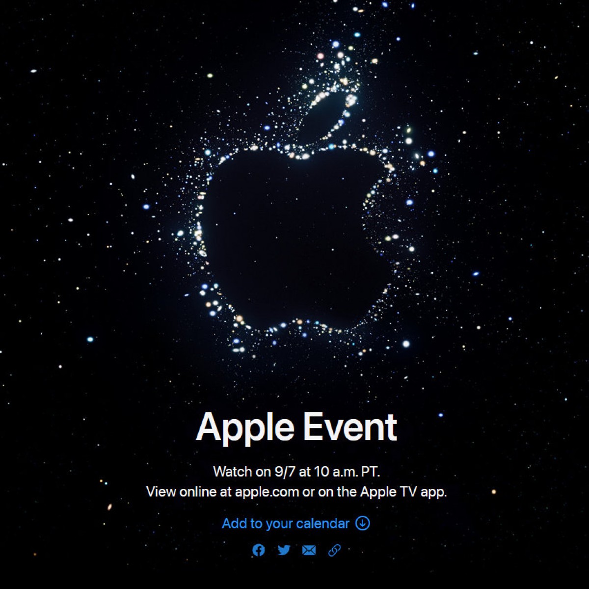 Evento de lanzamiento del Apple iPhone 14