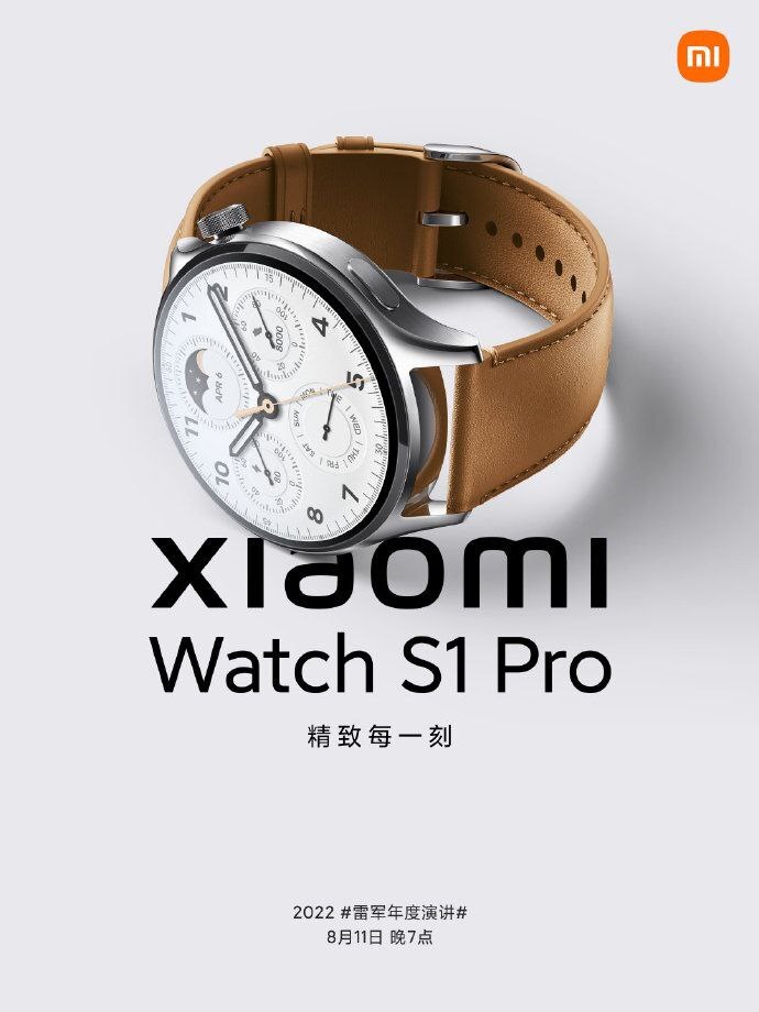 Diseño del reloj Xiaomi S1 Pro