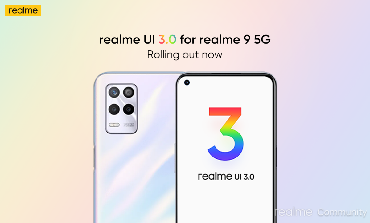 Realme 9 5G Realme interfaz de usuario 3.0