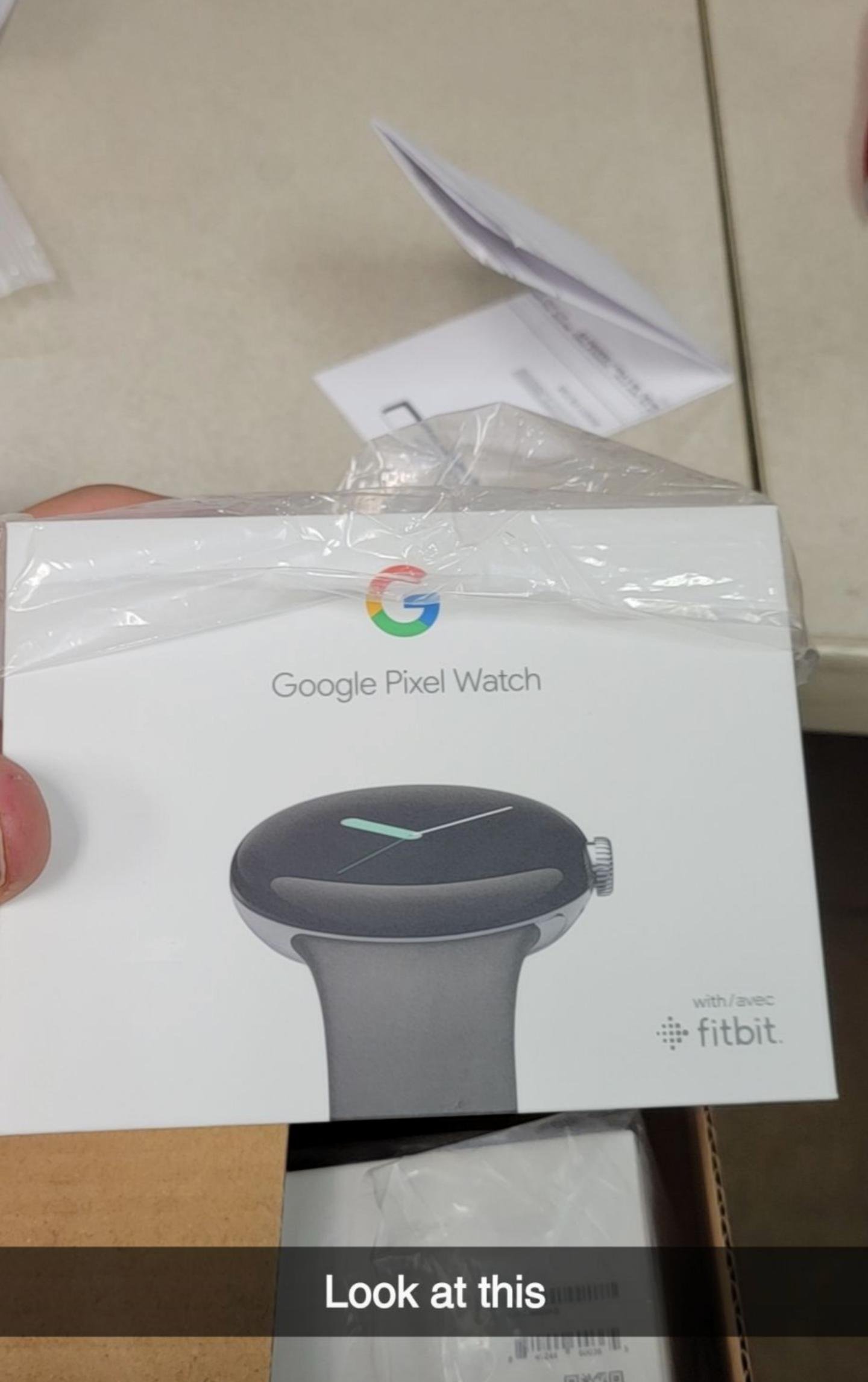 Google Pixel Watch Retail Box Leak