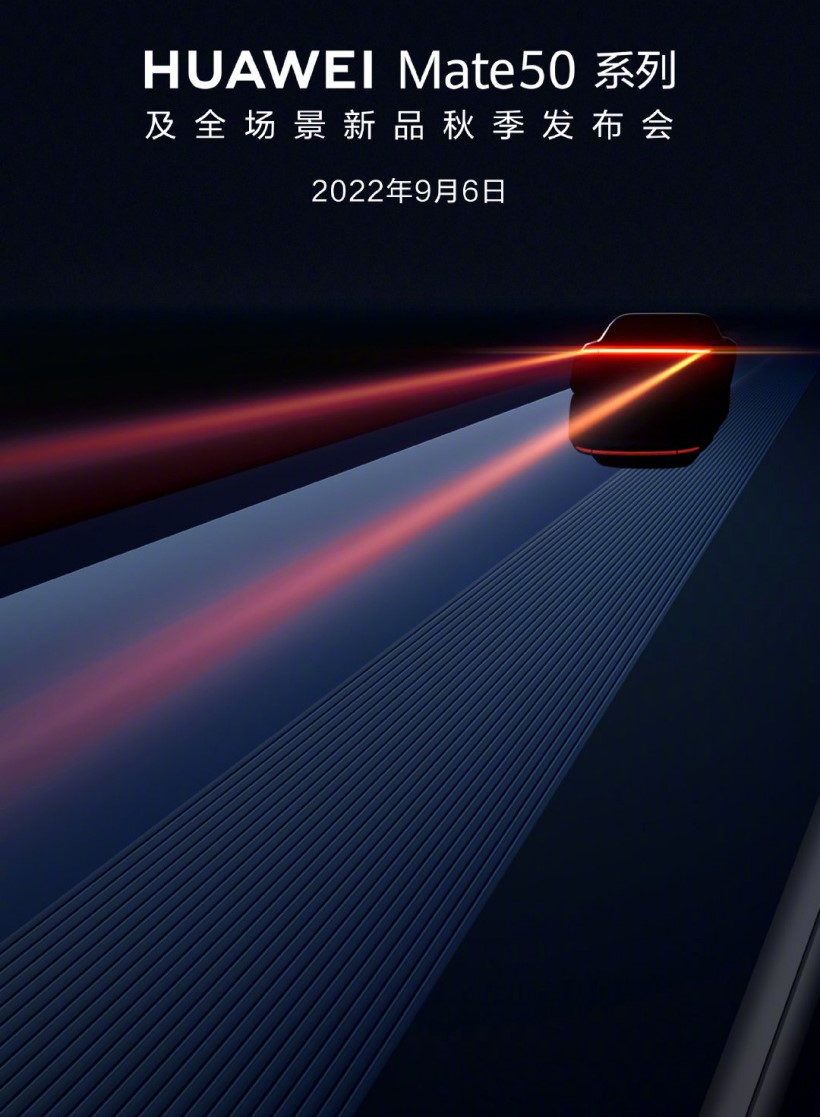 Afiche de lanzamiento del Huawei Mate 50