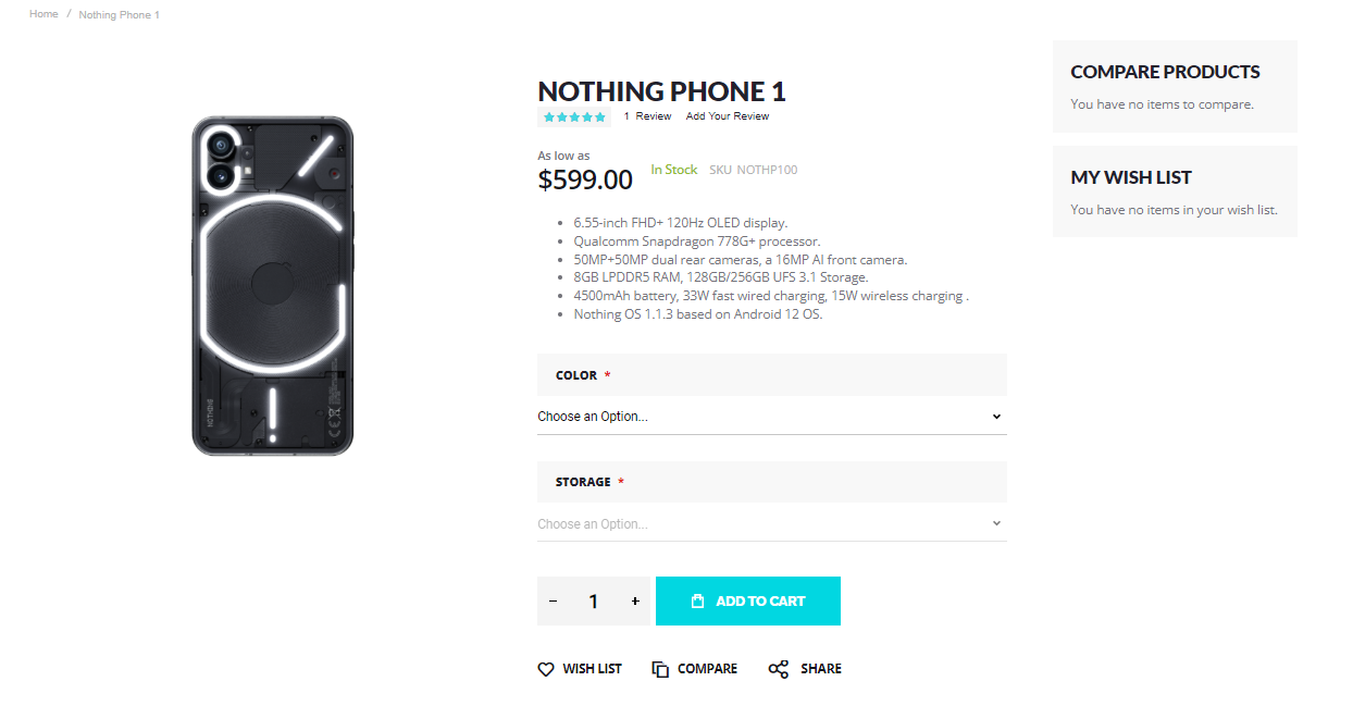 Nothing Phone 1 Giztop