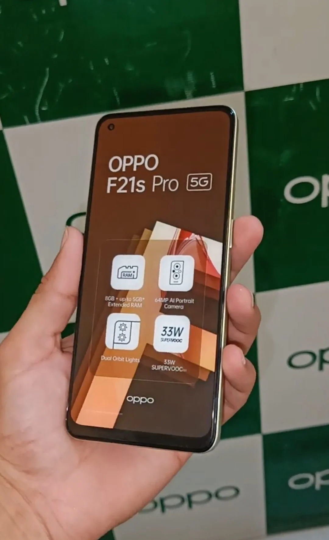 OPPO F21s Pro 5G live shot (dummy unit)