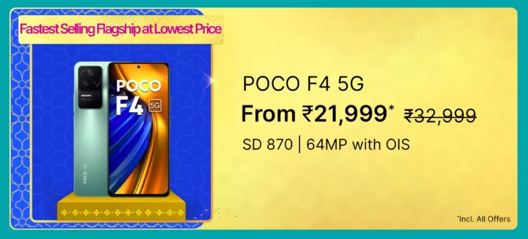 POCO F4 5G BBD 2022 sale