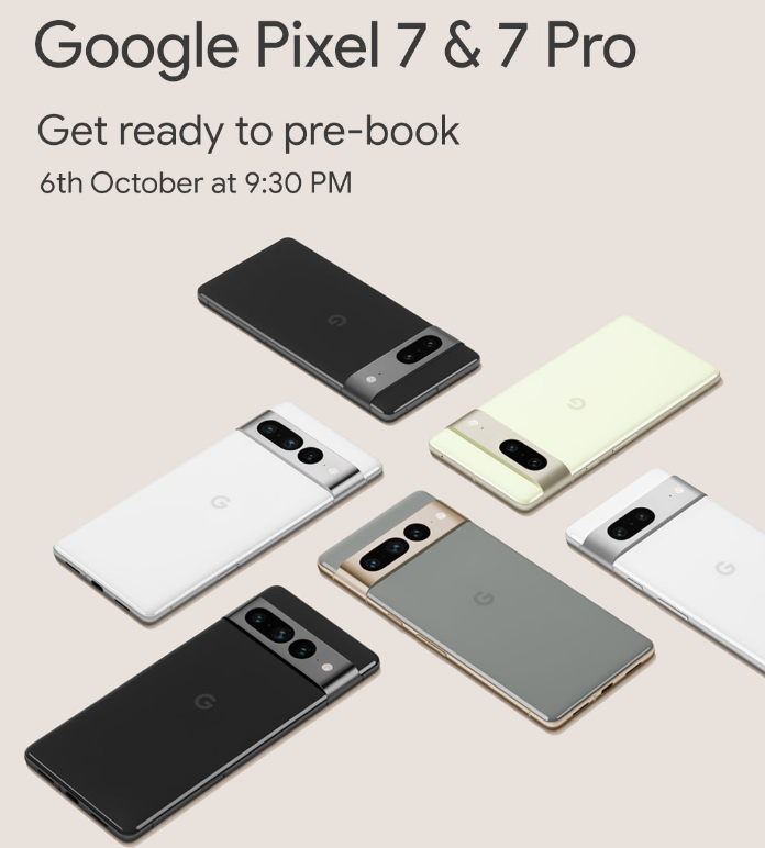 Pixel 7 series India pre-booking