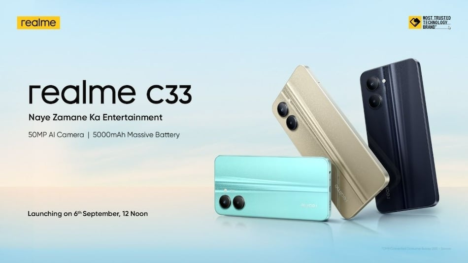 Realme C33 India launch date
