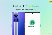 Realme GT 2, GT Neo 3 receiving Realme UI 3.0 based Android 13 early access update