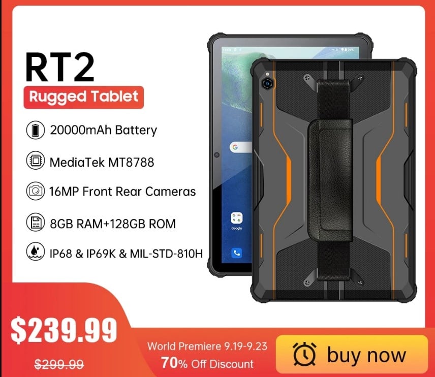 Oukitel RT2 Rugged Tablet 