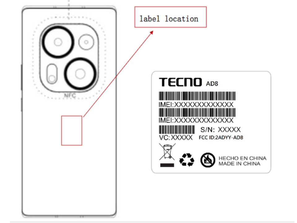 Lista FCC Tecno Phantom X2 5G