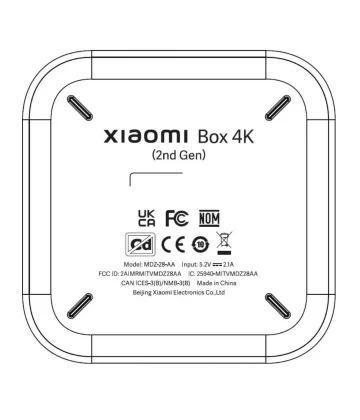 Xiaomi Box 4K (2nd gen) FCC