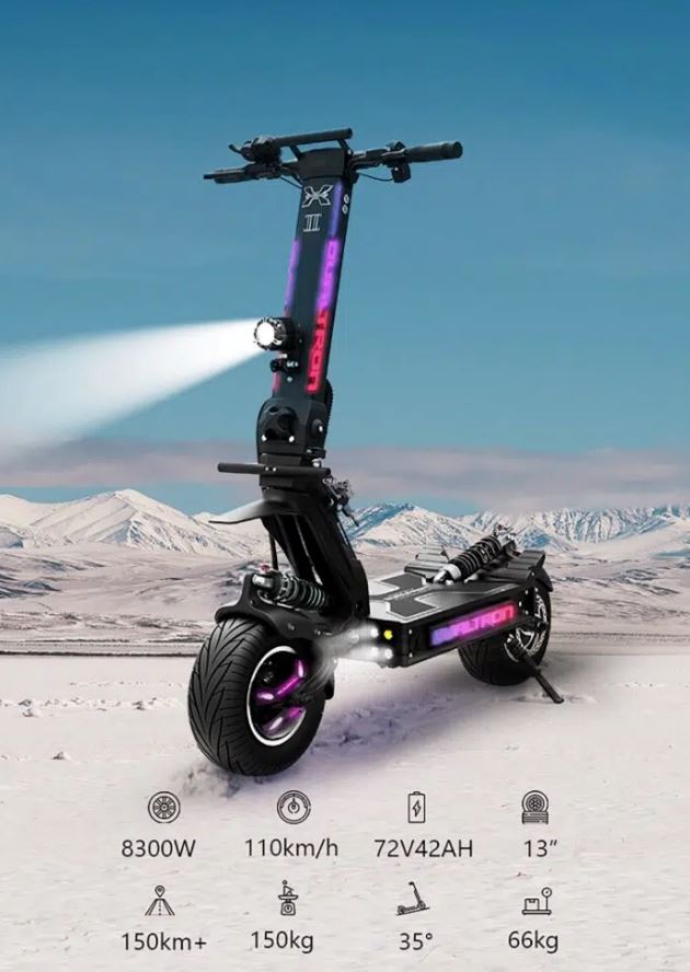 Caviar Thunderball gold e-scooter 