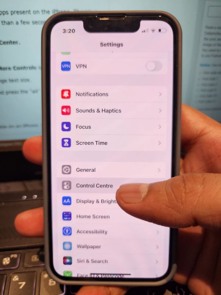 change font size in specific iphone app