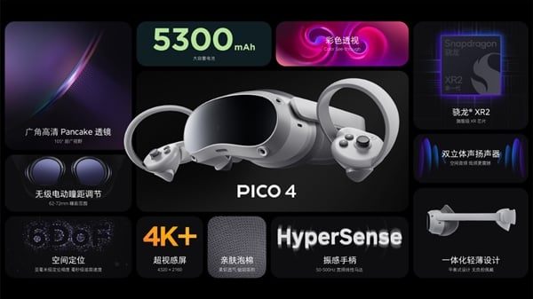 PICO 4 Pro VR headsets