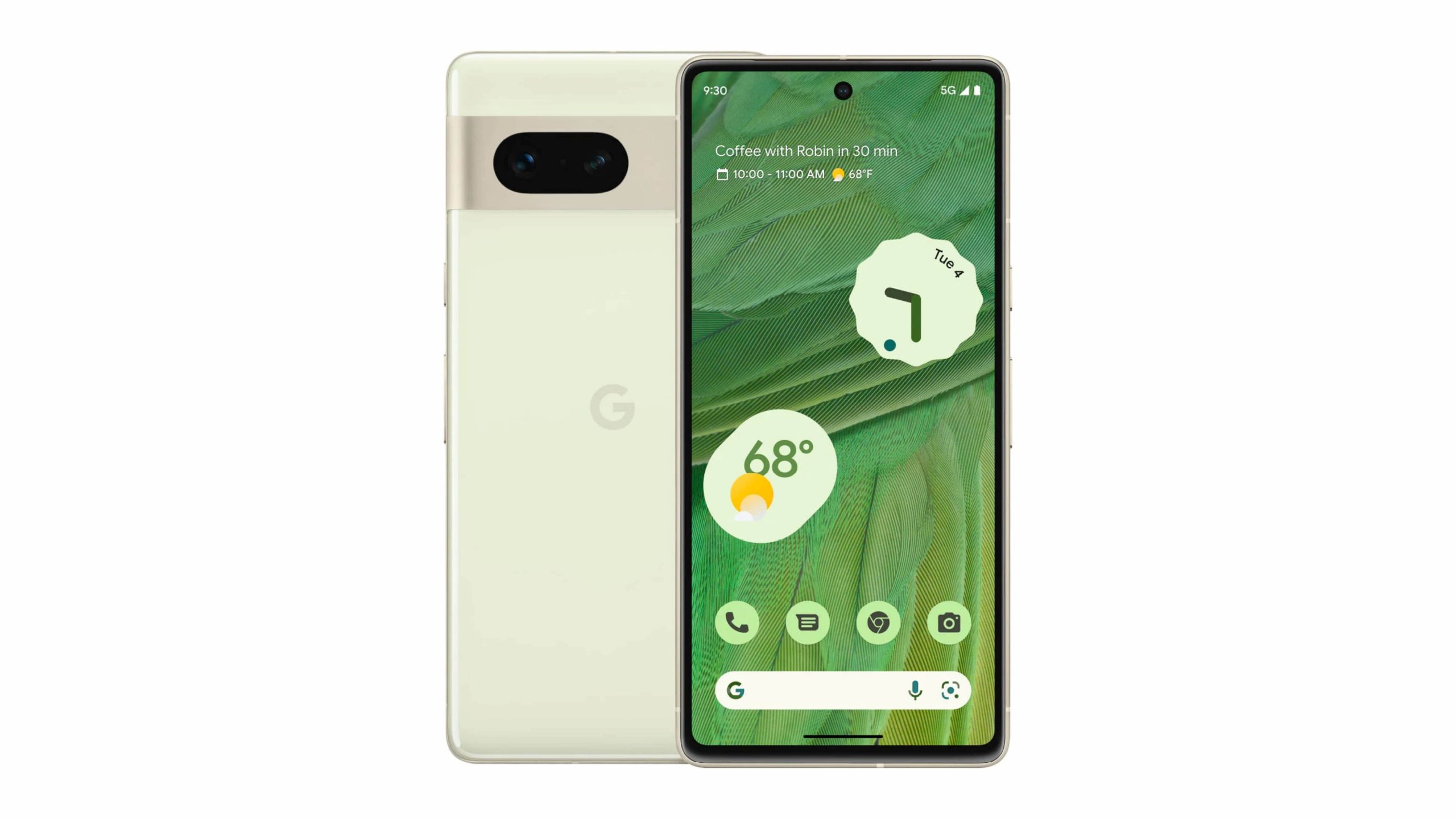 Google Pixel 7 Lemongrass