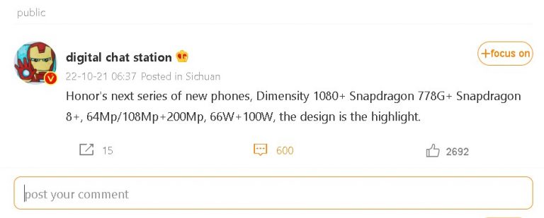 Honor 80, Honor 80 Pro key specifications tipped - Gizmochina