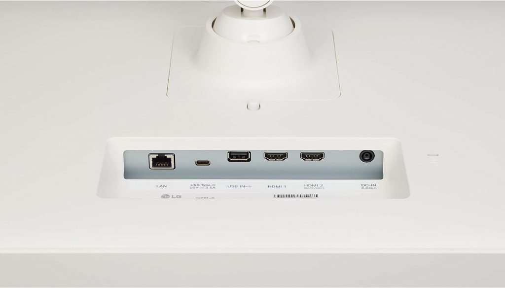 LG Smart Monitor 32SQ780S Ports