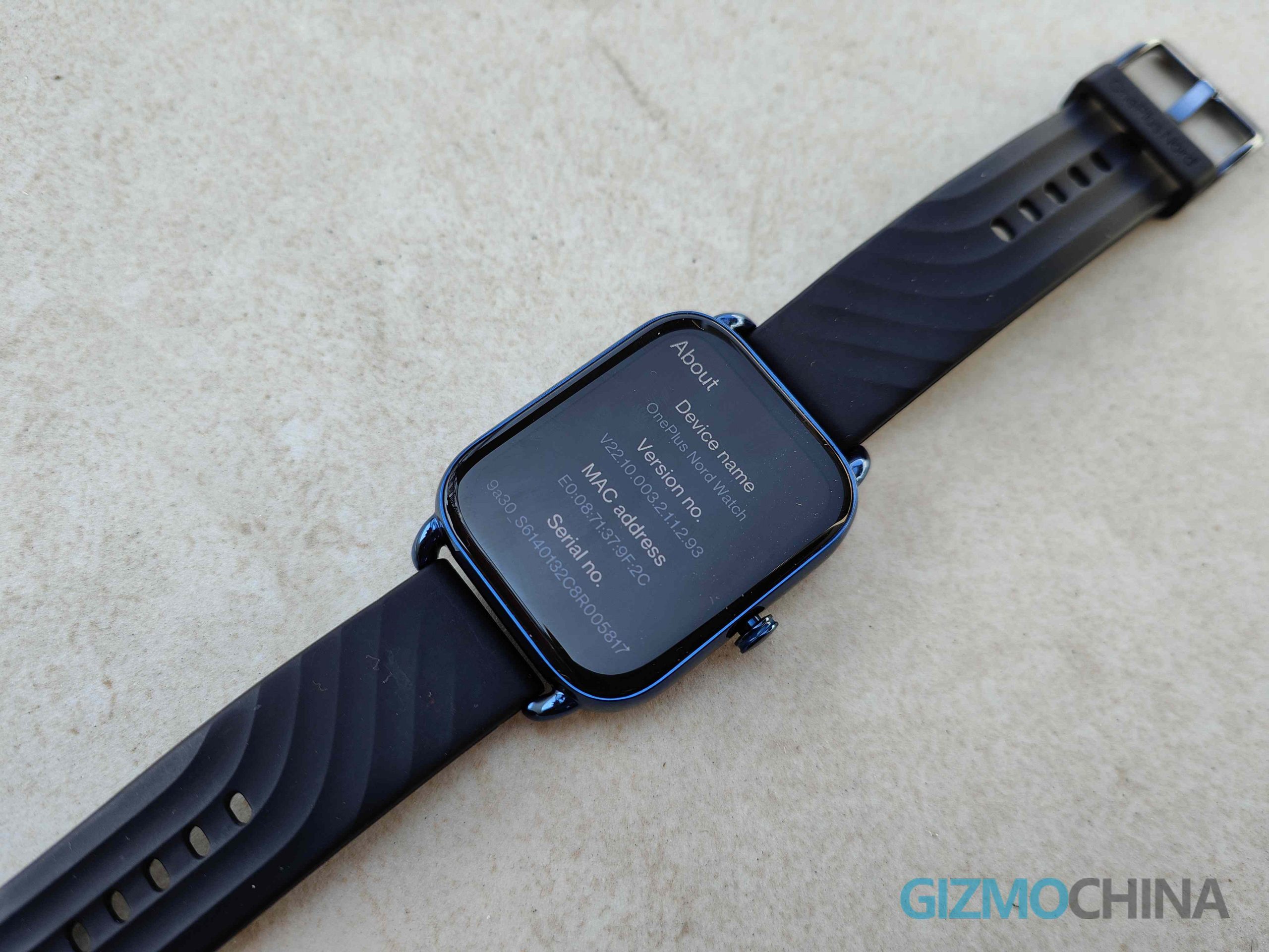 OnePlus Nord Watch About Section